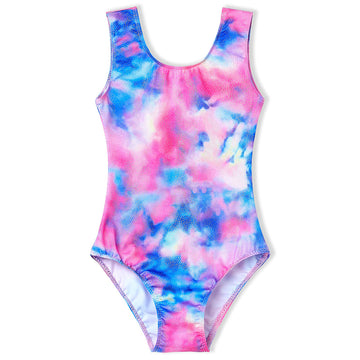 Rainbow Starry Gymnastics Leotards For Girls